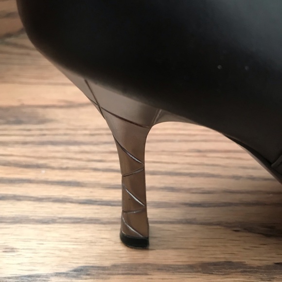 Chanel black leather boots - Picture 5 of 5